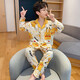 Ultraman coton pur en pyjamas garçons printemps et automne 2025 Nouveau costume de cardigan à manches longues CARTOONES MAISONS Vêtements d'automne Trend Open Cardigan Suit-3032 astronaute 115 taille 10 Hauteur 110-115cm / poids 30-