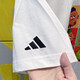 Adidas kurzärmeligster Männer 2024 Sommer Basketball Sportbekleidung reines Baumwollrunde Hals gedrucktes weißes T-Shirt IP3884/Baumwolls 120-135jin [Jin ist 0,5 kg]