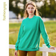 
Ordinary Holy Yoga [Picking up the bargain] Ordinary Holy Yoga Suit Daily Casual Pilates Yoga Long Sleeve T-shirt Sports and Fitness Suit F12859 Rouv Purple M