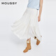 
Moussy 2025 spring new product literary pastoral style big sling skirt long skirt women 028ISA31-3261 013 Ivory color equal size