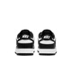 Nike (Nike) Dunk Low's Men's Retro Board Chaussures Rubber Sole Low Top Light Amortification DD1391 100 Blanc / Noir / Blanc 40.5