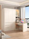Qilicai corner desk wardrobe integrated home bedroom small apartment desk bookshelf computer desk combination customized A53 style 12156*1700*2100