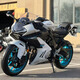 Второй рукой Chunfeng 675SR-S Трехцилиндровый водяной охлаждение 450SR тяжелая машина Qianjiang QJ Racing 600RS Спортивные автомобили имитация мотоцикл Black