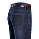 Goldlion Summer Fino Stretch Jeans Men sueltos aliviables transpirables de mediana edad.