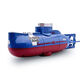 
Mini submarine toy boy wireless remote control charging nuclear submarine small toy boat military model children white upgraded splash water remote control