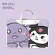 Kou Liuhou Kulomi Sac d'ordinateur portable mignon pour les femmes de 15,6 pouces adaptées à la pomme MacBookair 13,3 ordinateur portable Lenovo MM-3527 [Cuir Portable + Trunk] 11 pouces