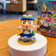 Super lustiger Bär, echter Crayon Shin-chan, dynamische Superman-Serie, Puppe, Blindbox-Ornament, Auto-Ornament, Zubehör, trendige Figur, Geschenk, bestimmtes Modell, dynamischer Grundschüler, 6–7 cm