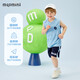 
MQDMINI children's clothing children's quick-drying suit boys vest shorts two-piece children's summer sports clothes diamond vest set blue 100