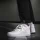 耐克（NIKE）鞋男鞋25春季af1空军一号板鞋经典小白鞋男轻便透气休闲鞋 dr9866-100 白黑金扣 44