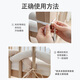 Liaoyuanhuo crib guardrail wrapped edge anti-collision soft-wrapped twist bed fence anti-collision strips children's baby spring and autumn spliced bed fence single strand milky white 5m long Class A quality soft and comfortable