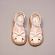 Chaussures de filles Xier pour enfants Chaussures de la princesse pour enfants 2025 Nouveau sac d'été Sac à semelle douce sandale rose SOLE SOLE SANDAL [BEAK Taille 26]