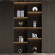 Jiamo soft decoration ornaments high-end and luxurious model room living room TV cabinet open grid sales office bookcase decoration 3883 (By step up)