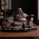 Jian ice tea pet ornaments Xianghui Big Belly Maitreya Buddha Chinese desktop crafts Laughing Buddha Maitreya Buddha statue Big Belly Maitreya Buddha (width 11*height 6.5CM)