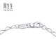 Chow Sang Sang (CHOW SANG SANG) platinum bracelet Pt950 love lace bracelet commuting versatile hand accessories 51810B 17 cm