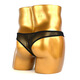 Herren-Tanga komfortable und sexy Männer Unterwäsche Spitze Low Taille enge hohle transparente Netz trendy Herren-Tanga XR-1533a-Blue Lace Hollow Tk All Size