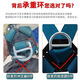 Five-point safety belt, high-altitude anti-fall double hooks, outdoor construction, high-altitude air-conditioning anti-fall double rope construction site safety belt, new national standard, quick plug-in strap + single small hook 2.7 meters