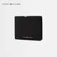TOMMY HILFIGER Chinese Valentine's Day gift 25 new autumn and winter men's business casual portable cow leather ID card holder wallet black BDS OS