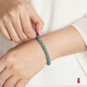 Manlicui Guaranteed Price 11.11 Jade Blue Sailor String 6mm Ball Bracelet Women's Gift for Mom Comes with Certificate