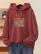 GTYUWVG2024 Autumno e invierno Nuevo sudadera con capucha para mujeres para mujeres a principios de otoño estilo delgado coreano con capucha de abrigo pequeño suelto 6197 Maroon Thin Style sin bolsillo S 80-100Jin [Jin equivale a 0,5 kg]