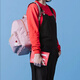 Herschel Grove Zipper Close Nylon Rucksack Rucksack Mini -Männer und Frauen Paar Style Pink Pink