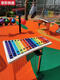 Blaue Farbe Er Outdoor Percussion Instrument Kindergarten Vergnügungspark Community Kinderpercussion Instrument Sound Drum Kombination kann maßgeschneidert werden 12