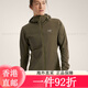 Archaeopteryx (Arc'teryx) Atom SL Hoody 25 nueva sudadera con capucha nueva transpirable y resistente al desgaste ultra luz de la chaqueta de mujer liviana resistente al viento TATS NEGRO/NEGRO XXS todo tamaño