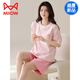 
Cat Man (MiiOW) [Chinese Valentine's Gift] 2025 new pajamas for women in summer pure cotton shorts and shorts are all cotton sweet and can be worn outside home Z9855 M [recommended to be 80-100 Jin [Jin equals 0.5 kg] wear]
