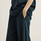 LESS [same style in the mall] 2025 autumn new straight loose commuter casual sleeves 2P8E15920 438 deep ink blue M