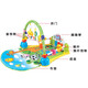 Nanguo Baby Treasure 838-53 Spaß und multifunktionales Klavierbaby Fitnessstand Drei Spielsachen für Spielmodus sitzend Deckenhimmelblau