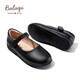 Balachi Children's Shoes Girls Single Li Like Leather Shoes Spring и осенняя матовая обувь для девочек девочки сцены обувь BL3313 Black 36