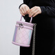 Calvin Klein Chaîne de diamant à la mode Polyuréthane polyuréthane Small CK Sac Bodet portable Sac à corps cross