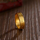 OEMG old Phoenix gold store model ancient gold color auspicious cloud model ancient light luxury ring live mouth index finger ring fashion couple pair auspicious cloud ring (open)