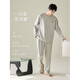 
Palando men's pajamas spring and autumn pure cotton long-sleeved boys autumn and winter teenagers men's home clothes 2025 new large size 11932 L