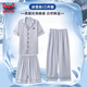 Catman (Miiow) Sommer Herren dreiköpfiger Pyjamas Ice Seide Kurzärärmelhose Nachahmung Seide 2025 Neue Heimkleidung Herren Sommer 14903+K15903 L