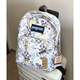 JANSPORT Jasper Backpack Women's Middle School and High School School Bag Men's Mint Butterfly Backpack Trendy Star Style
