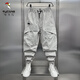 Padrones de trabajo informales de madera de margen de leñera (Tucano) Pantalones de trabajo casuales de secado rápido para hombres para hombres sueltos Funcionales al aire libre de nueve puntos Pussy Harem Pantalones negros M 100-115Jin [Jin equivale a 0.5 kg]