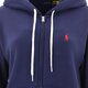 Polo Ralph Lauren徽标Logo刺绣拉链连帽卫衣外套女款海军蓝色 海军蓝色 L