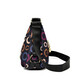 Sac en tissu Sichuan Sac pour femmes à la mode et élégant Sac à bandoulière polyvalent sac de maman d'âge moyen Sac à bandoulière pour femmes imprimé Oxford Tissu Sac 826 Blue Letters
