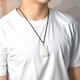Un producto Jade de miles de años Hetian Jade Nothing Pendence, Color de azúcar del cinturón de jade blancos de cordero masculino, colgante de jade sano y sano, modelo cuatro QZM7373i