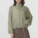 Puma (Puma) Chaqueta para mujeres 2025 Summer Nuevo cuello de soporte de soporte transpirable lo suelto Desgaste informal Jacket Daily Sportswear 633971-82 XS