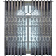 European high-end luxury window screen living room balcony sunshade and sunscreen gauze curtain bedroom blackout window screen light-proof and opaque Gray Years-Hook Width 30 Height 20 pieces