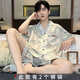 维多利亚的格调睡衣男士夏季2025新款冰 丝短袖薄款夏天青少年男生家居服 【双口袋凉感冰丝】G723 L 男 (建议身高170左右，体重10