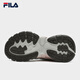Chaussures pour femmes officielles Fila, chaussures de papa, chaussures de sport, 2025 chaussures neuves automne, chaussures de champignons à semelles épaisses, chaussures décontractées, cendres de charbon flottantes / agate blanc grey-cc 36