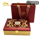 Boshanfu Irán Caja de regalo de azafrán Importada Selección hecha a mano de azafrán genuino para ancianos y líderes Caja de regalo de alta gama Souvenirs Saffron Regal Box-15G