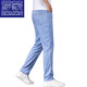 Jeans de seda de hielo de Romon Ultra-Dino Verano para hombres 2025 Nuevo estilo Luz y Summer Summer Slim Slim STRING STRING Biros versátiles 9767 Light Blue + 9767 Medium Blue Special Descuento 2 piezas 38