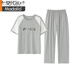 MODAL Damen kurzärmelige reine Baumwoll-Pyjamas Set Summer Hosen Home Clous Clows Colean Style können an der Außensommer-Cartoon Y9721 L getragen werden (empfohlen 95-115jin [Jin gleich 0,5 kg])