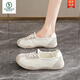 Zapatillas individuales de maternidad de la boca del carpintería de carpintería para mujeres 2025 Nuevo verano transpirable suave sin deslizamiento zapatos deportivos zapatos de entrenamiento casual y casual de entrenamiento [tamaño pequeño] 37