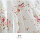Ban Feishi Cotton Twill-Pyjamas für Frauen im Frühjahr und Sommer dünne Langarmes, frisch florales, ausgebildetes Baumwollpyjamas, Heimkleidung, weiße Zitrone 6636 l (108-120jin [Jin gleich 0,5 kg]))