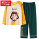 Pyjamas roter Bean (Hodo) für Frauen im Frühjahr und Herbst Pure Cotton Long Sleeve Cute Princess Style Koreaner Anzug für Frauen können Sommer-, Herbst- und Winter-Heimkleidung Khaki_GXT9928 M (Empfohlen 75-95jin [Jin gleich 0,5 kg]))