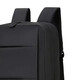 Men's backpack new simple large capacity business computer backpack outdoor travel fashion casual student schoolbag black